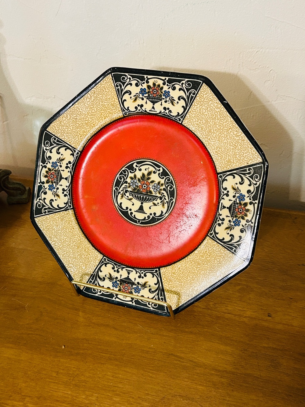 Vintage Wedgewood Octagonal Wall Plate